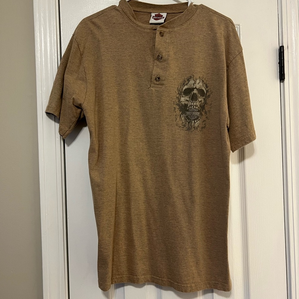 Harley-Davidson Brown Short Sleeve Tee